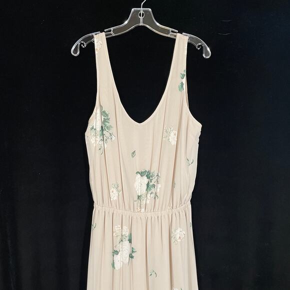 Show Me Your Mumu Kendall Maxi Dress Beige Taupe Floral Print Gown XL - Picture 3 of 6